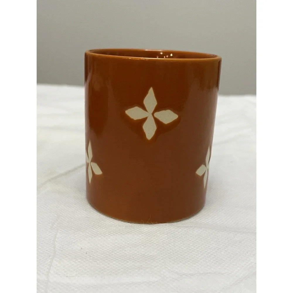 Vtg Pottery Barn Dune Persimmon Dinnerware Set Plates Bowl Mug Saucer MCM Boho